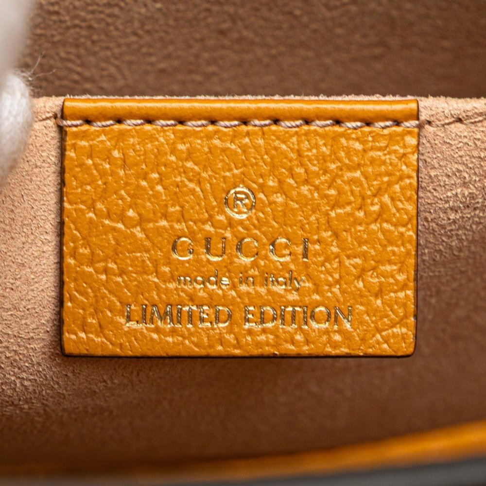 GUCCI Cream Leather Clutch Bag - Picture 8 of 10